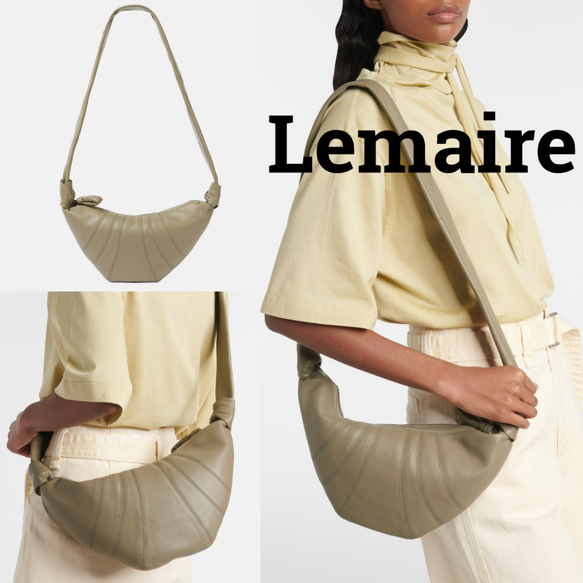 限定*Lemaire*クロワッサン スモールレザーショルダーバッグ