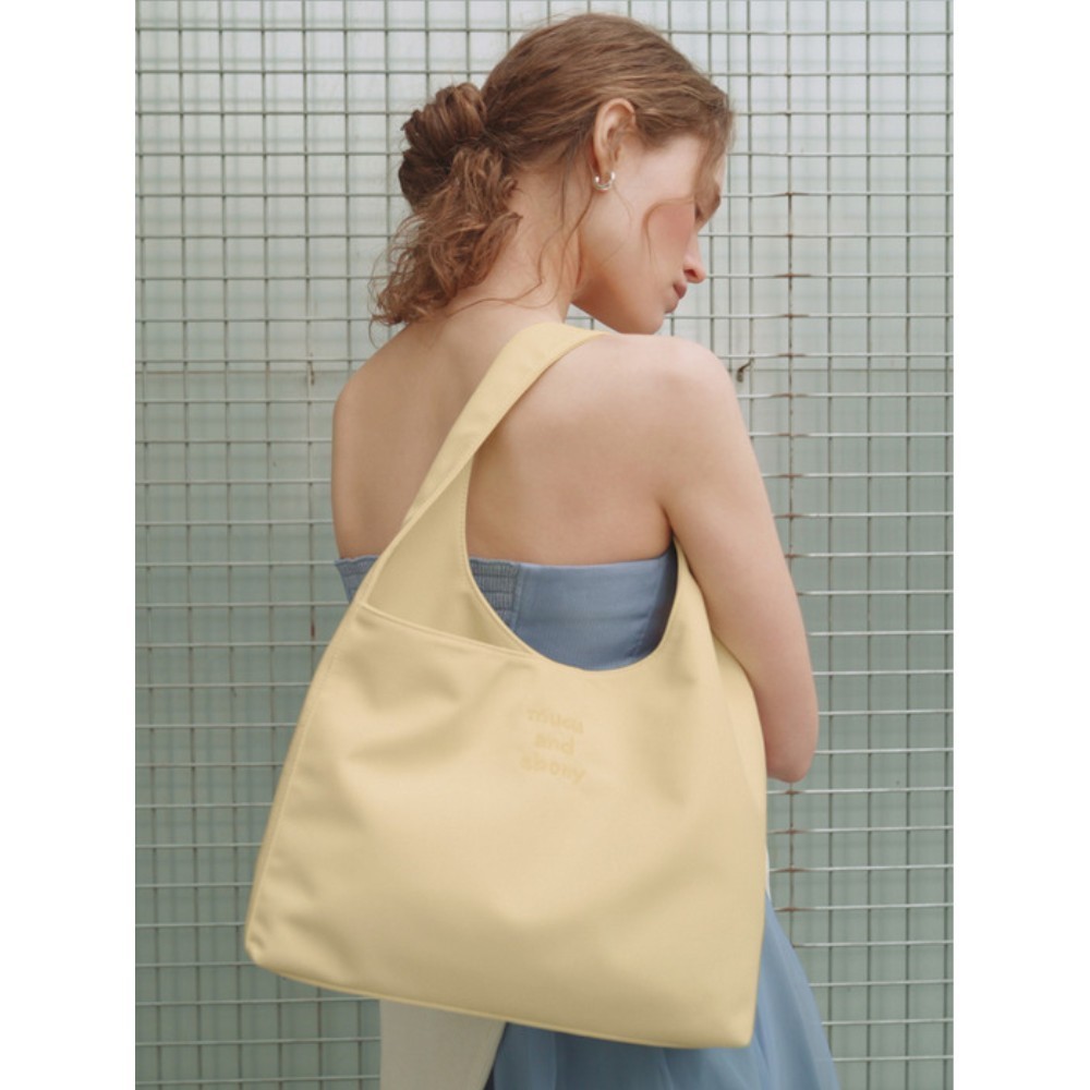 ★mucu and ebony★ Soft Bag _ Lemon Yellow