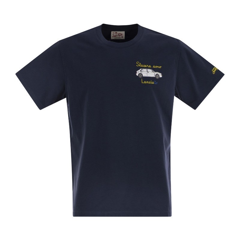 Tシャツ・カットソー MC2 Saint Barth T-shirt with chest print (TSHM001 04991H)
