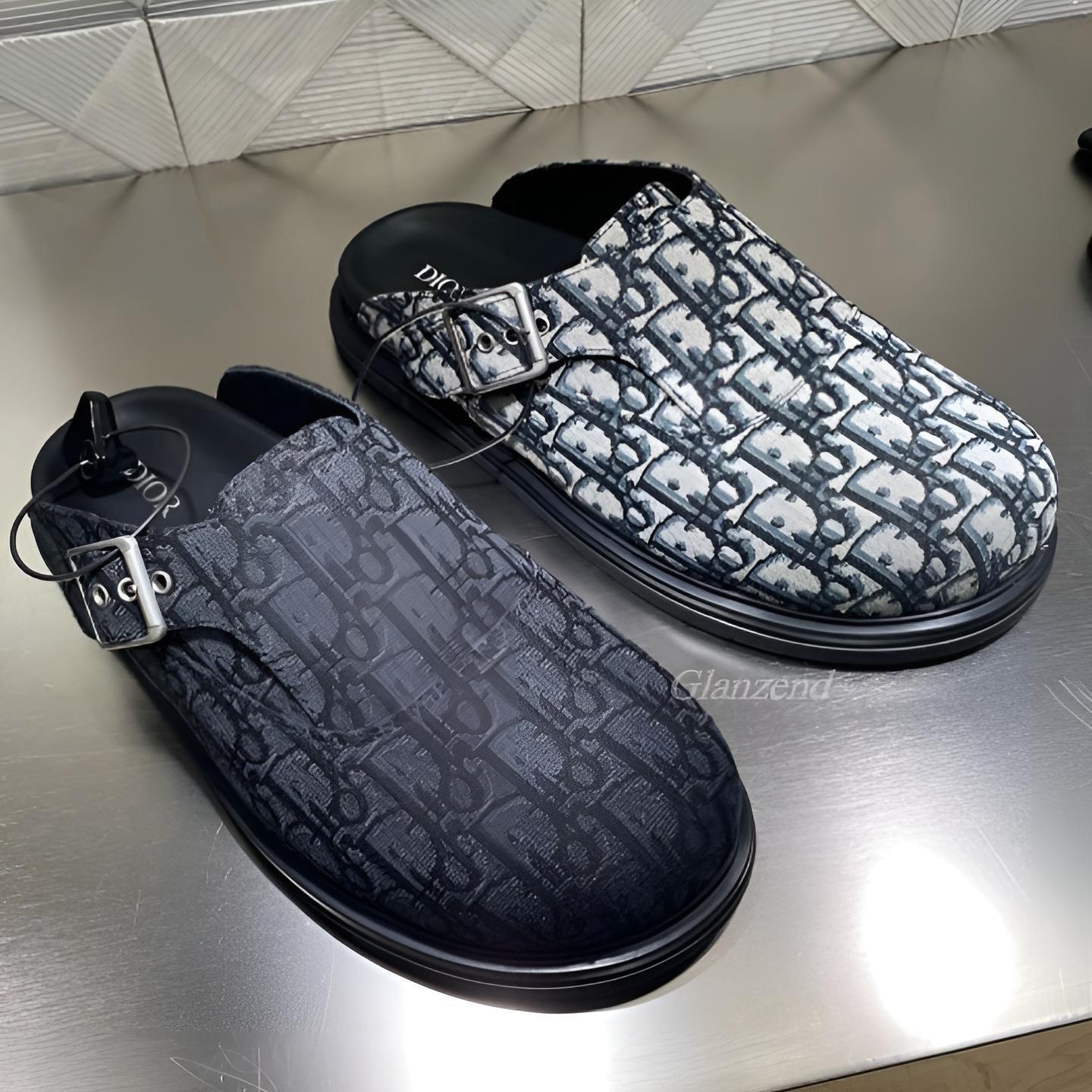 ★大人気★【Dior】《Dior Aqua》オブリーク レザー サンダル
