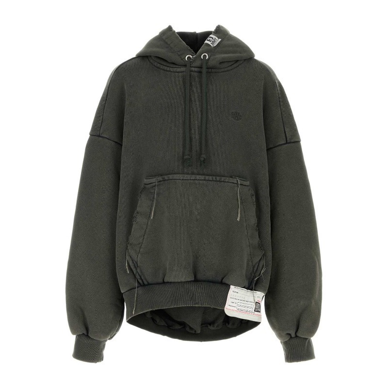 パーカー・フーディ MIHARAYASUHIRO Charcoal cotton oversize sweatshirt