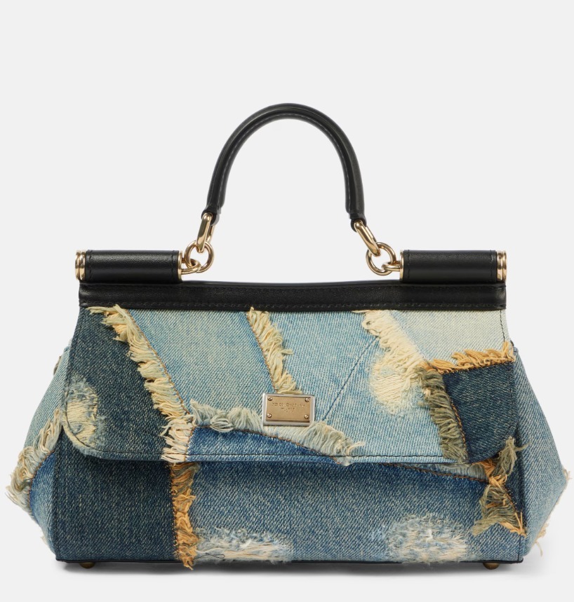 Dolce&Gabbana シシリー ミディアム パッチワーク トートバッグ