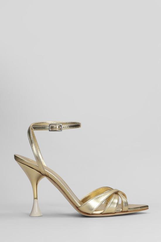 サンダル・ミュール 3JUIN Women Sandals 417364 324SC003 R 0795 GOLD