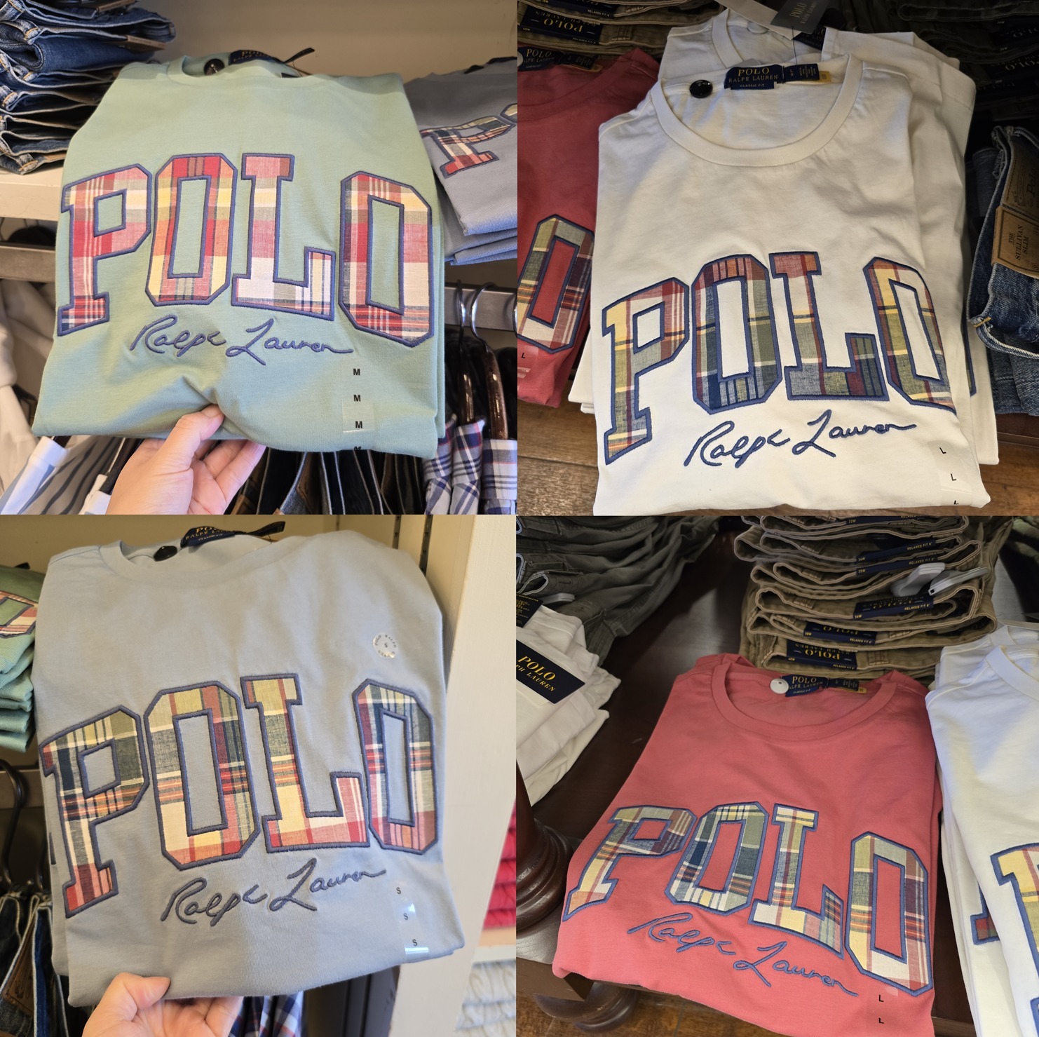 セール【Polo Ralph Lauren】タータンチェック POLO 半袖Tシャツ