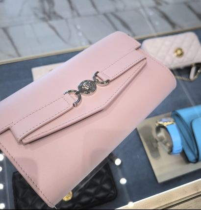 ピンク系 VERSACE(ヴェルサーチェ) 長財布(レディース) - 海外