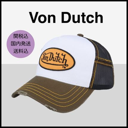 Von Dutch ボンダッチOval Patch Brown ユニセックスキャップ ブラウン（茶色）系 Von Dutch(ボンダッチ) キャップ(メンズ