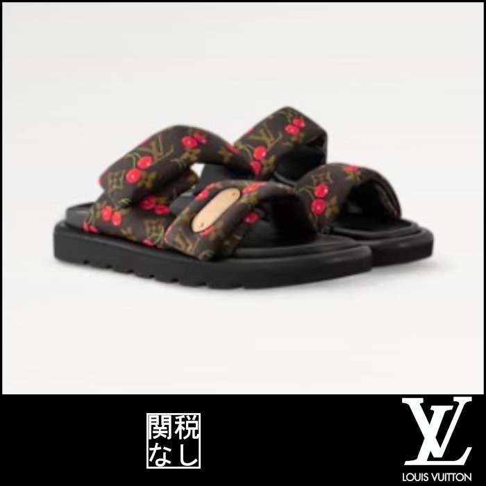 【ルイヴィトン】 LV×TM Pool Pillow Flat Comfort Mule