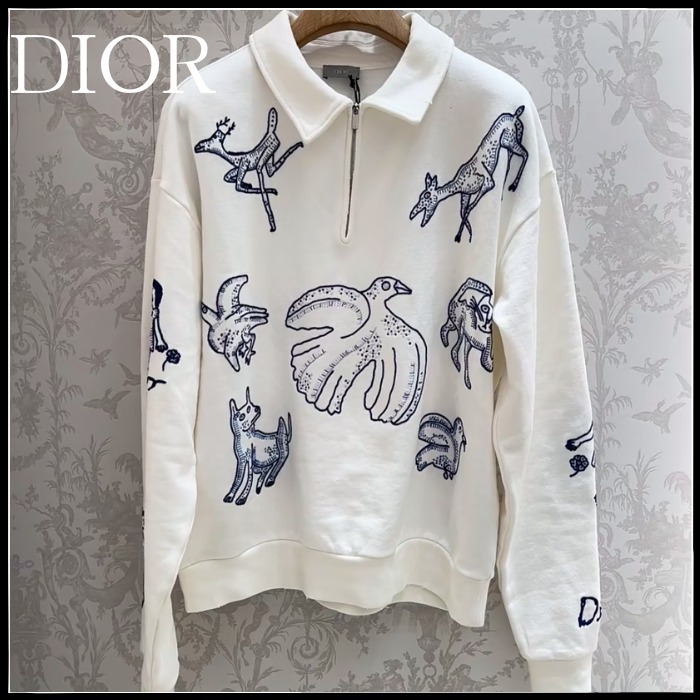 【注目の特別コラボ品】Dior コットンフリース スウェットシャツ