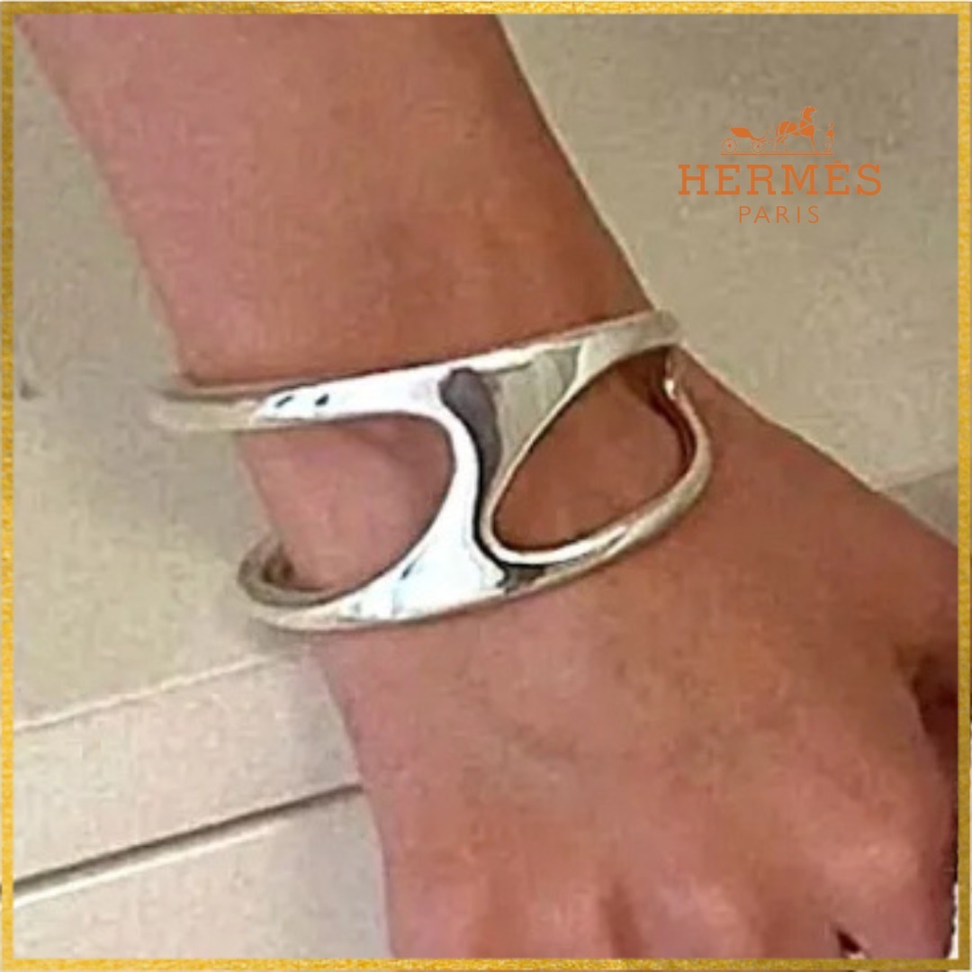 【ワンランク上のスタイル】HERMES - パンクカフブレスレット
