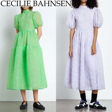 パフスリーブ CECILIE BAHNSEN(セシリーバンセン) ワンピース