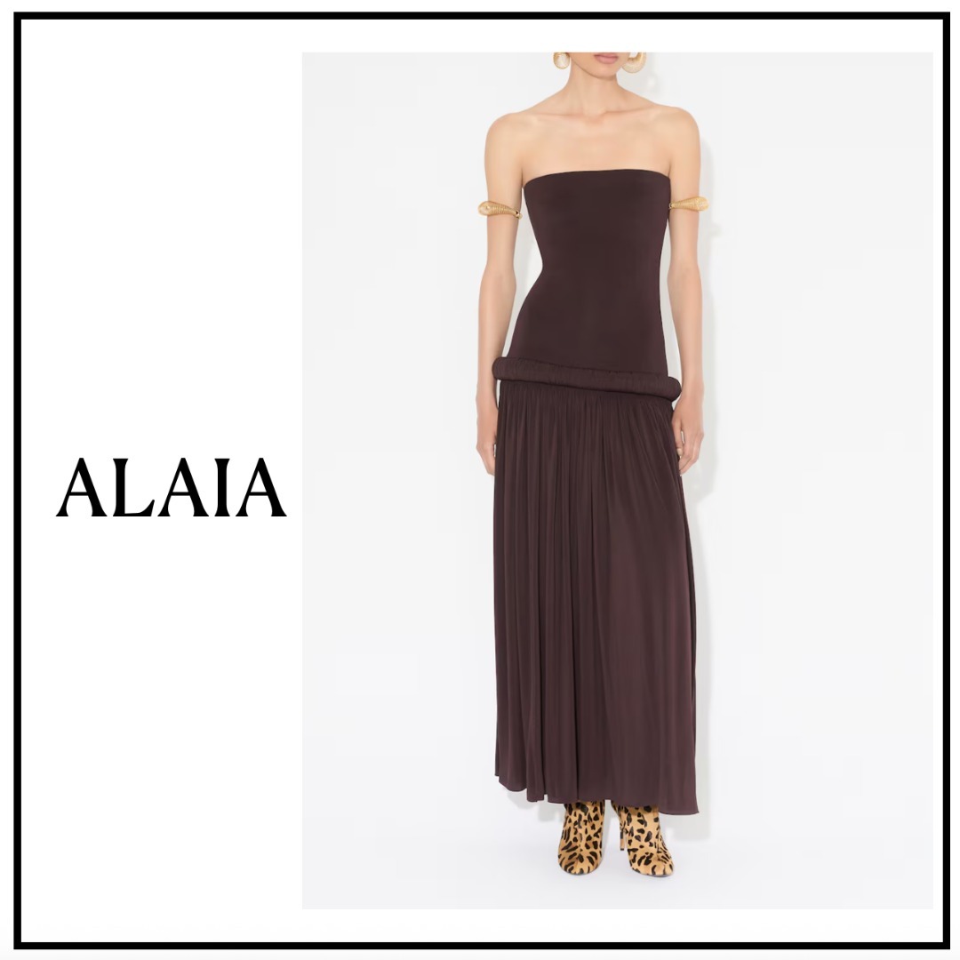 【ALAIA直営店】ROBE BUSTIER EN JERSEY SOUPLE