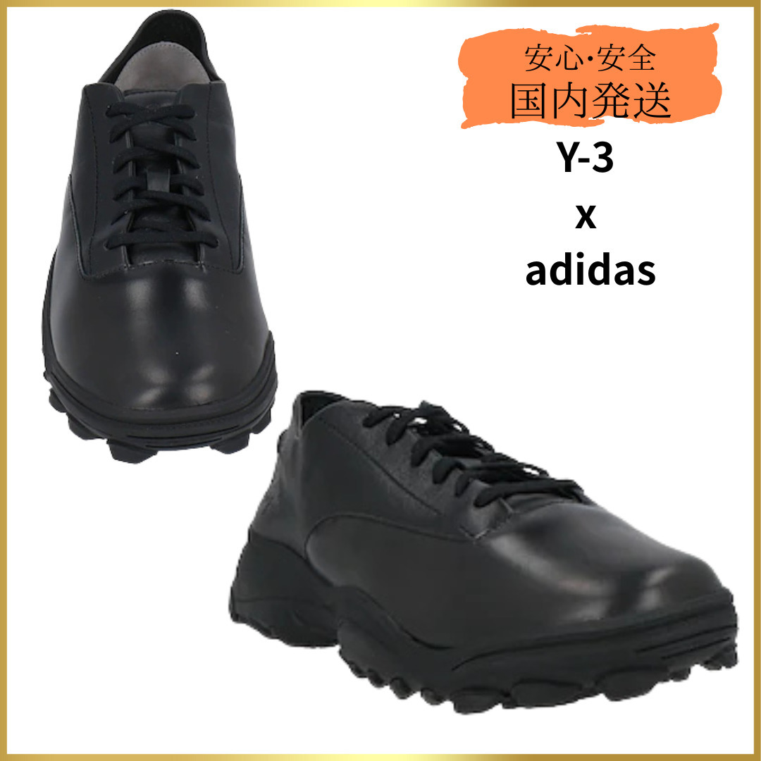Y-3◆ ADIDAS BY YOHJI YAMAMOTO ロースニーカー◆ブラック