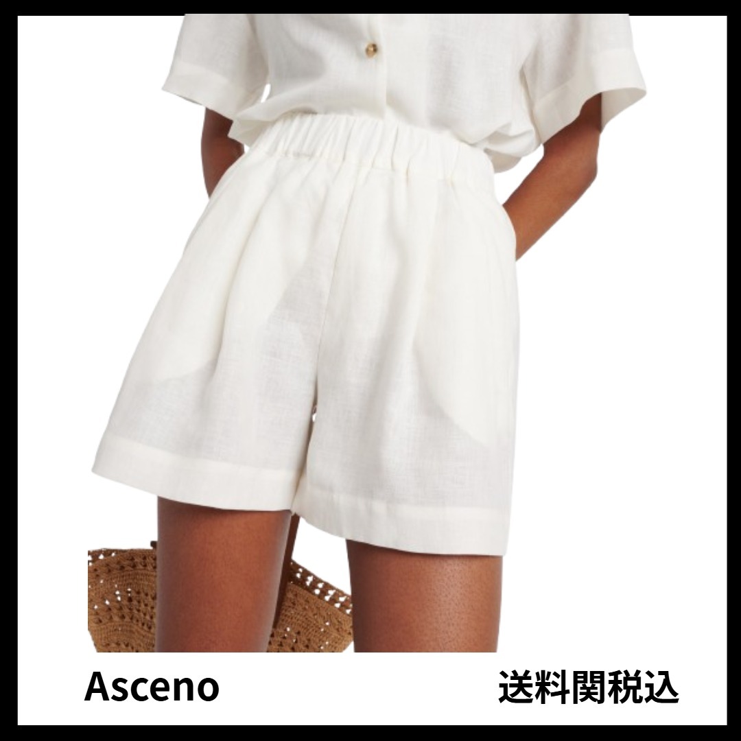 送料関税込★Asceno★チューリッヒリネンショートパンツ