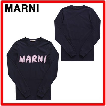 【関税込み】Marni ブラック ロゴパッチ 長袖Tシャツ 120308_1029.jpg