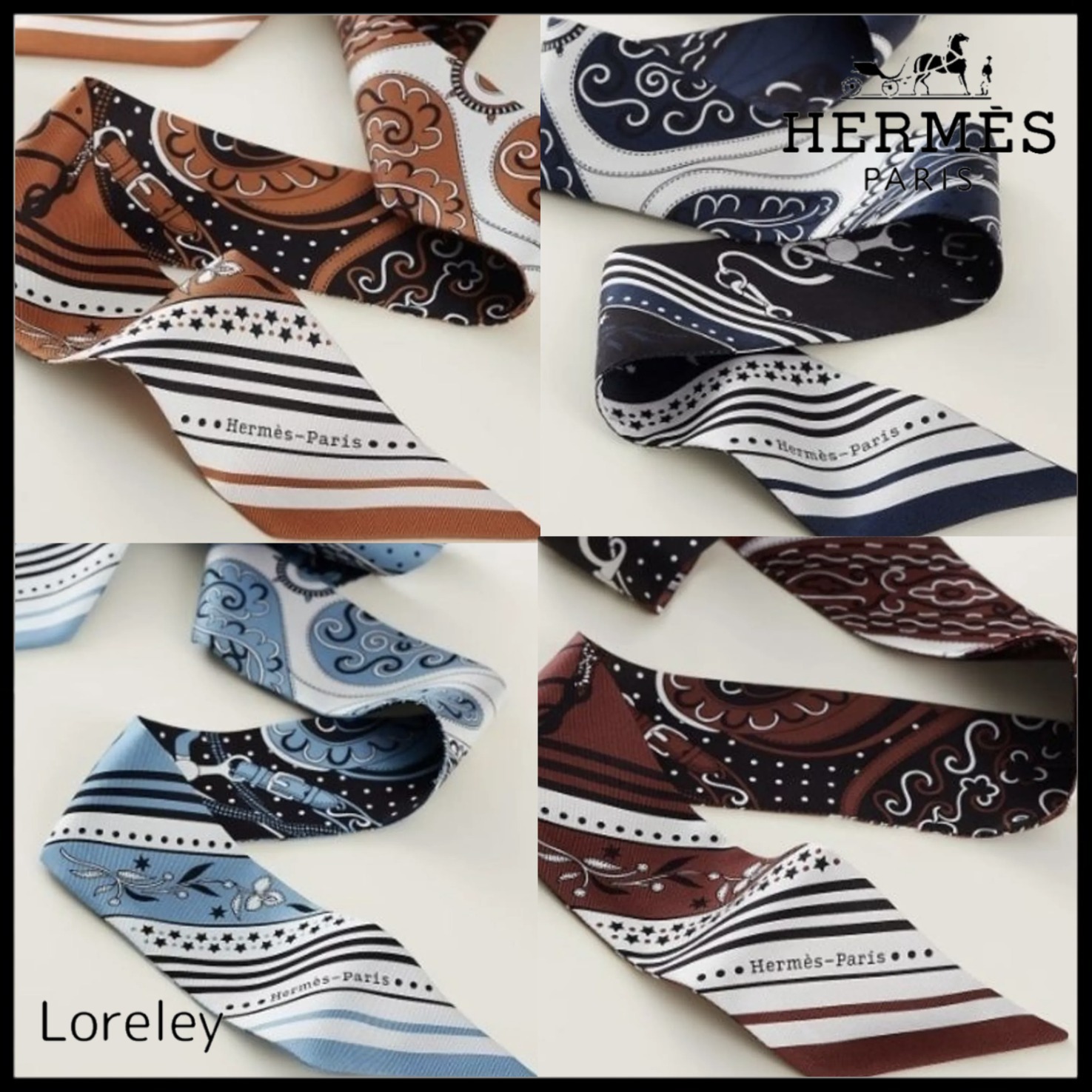 【エレガント】HERMES ツイリー アマゾンの祭典・バンダナ