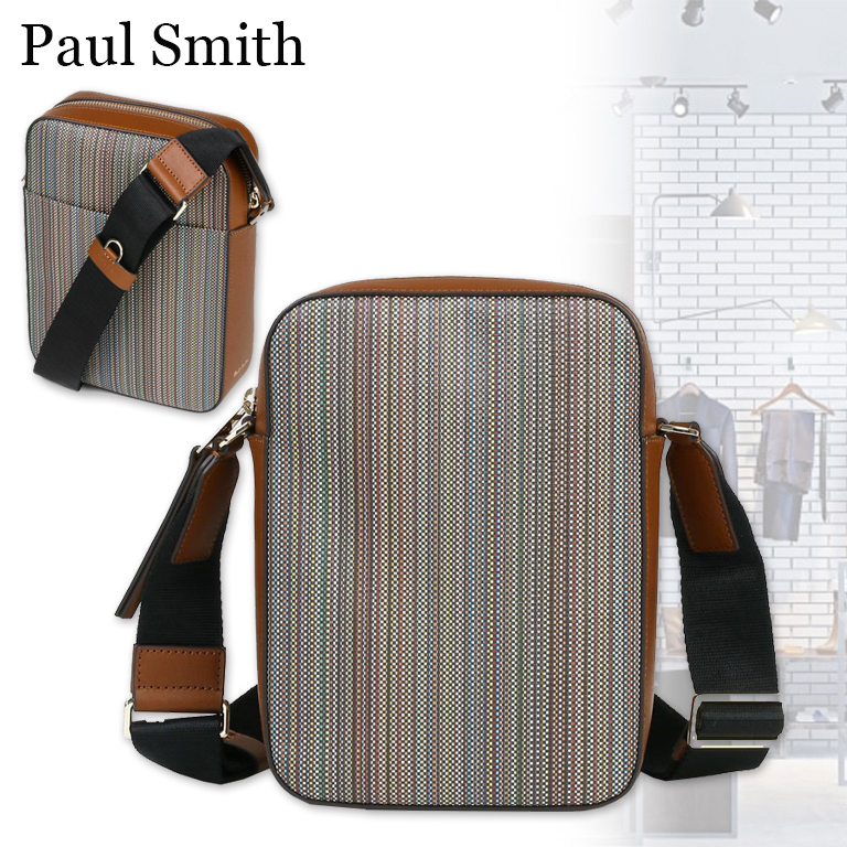 すぐ届く*Paul Smith* コーテッドキャンバス ショルダーバッグ