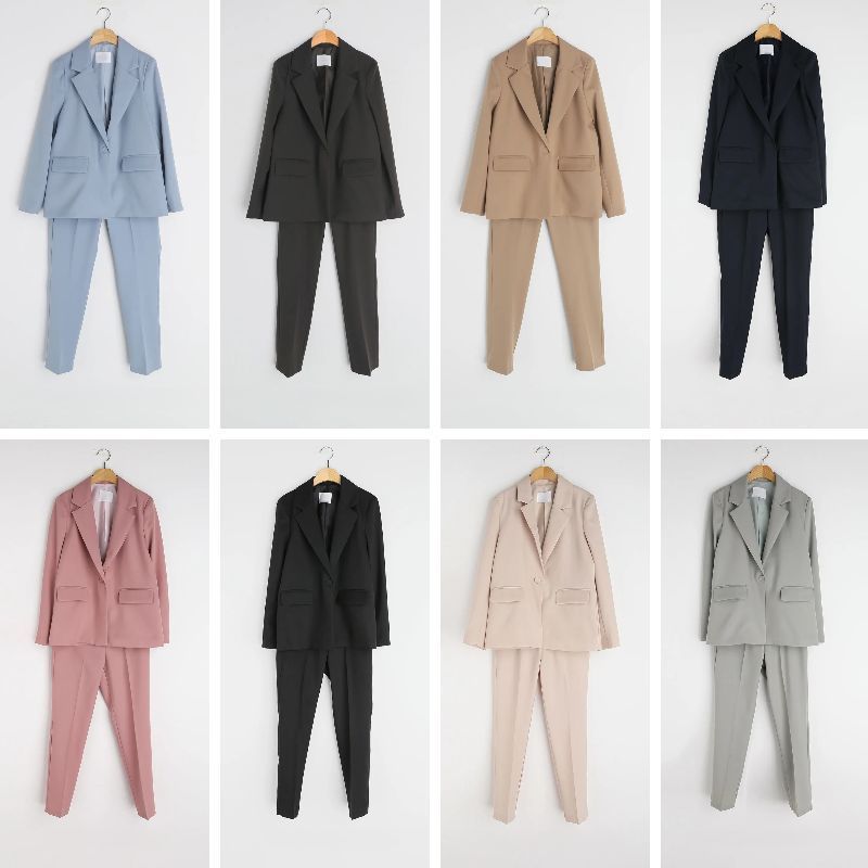 【日本未入荷】8色 ジャケット スラックス スーツ セットアップ