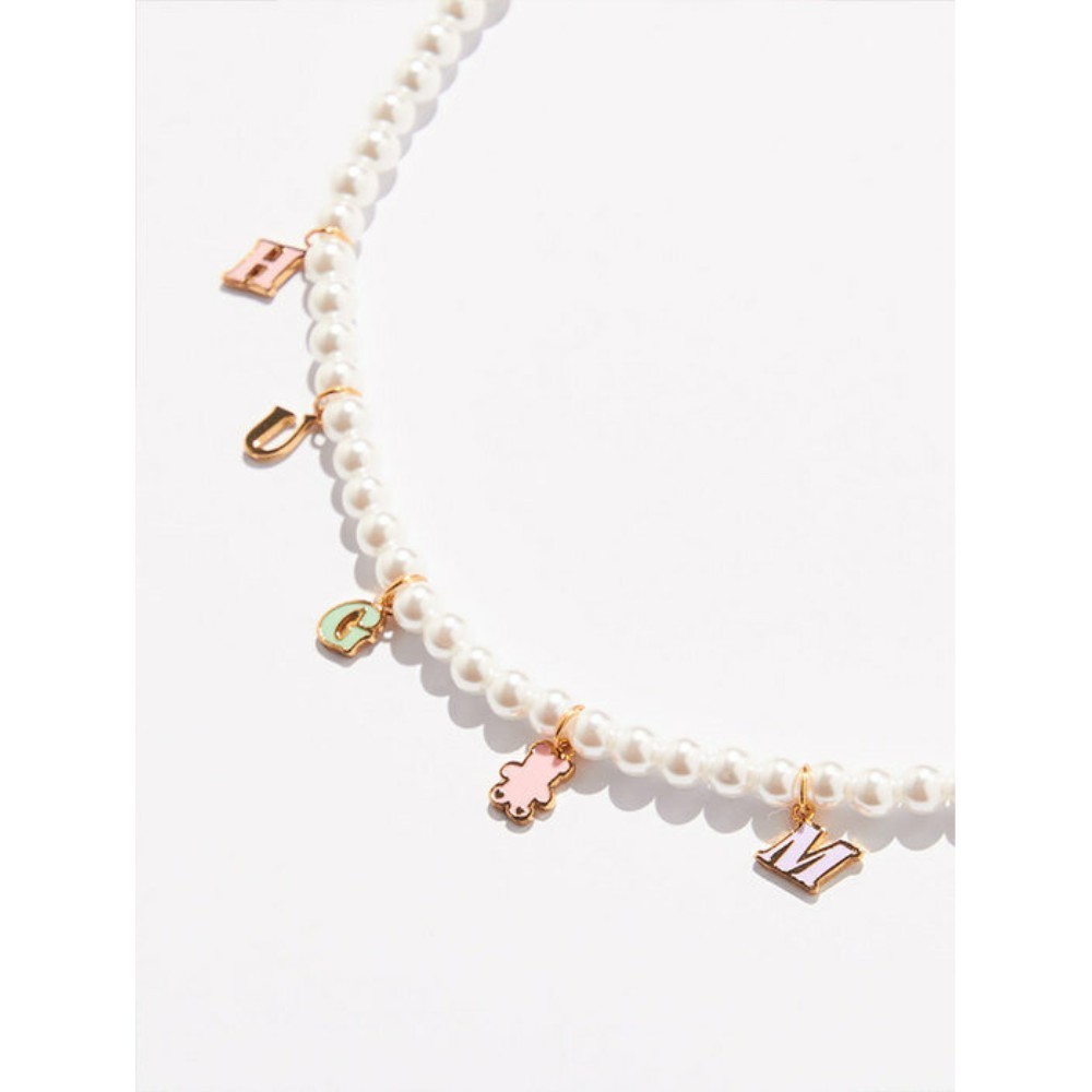 ★NOONOO FINGERS★ Hug Me Pearl Necklace