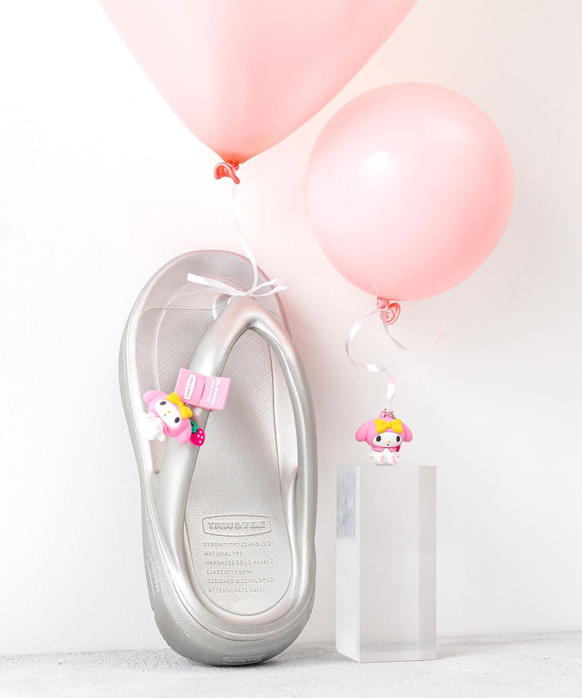 サンダル・ミュール (W) Taw&Toe x Sanrio Flip Flop Zerovity Plumpy My Melody org.jpg