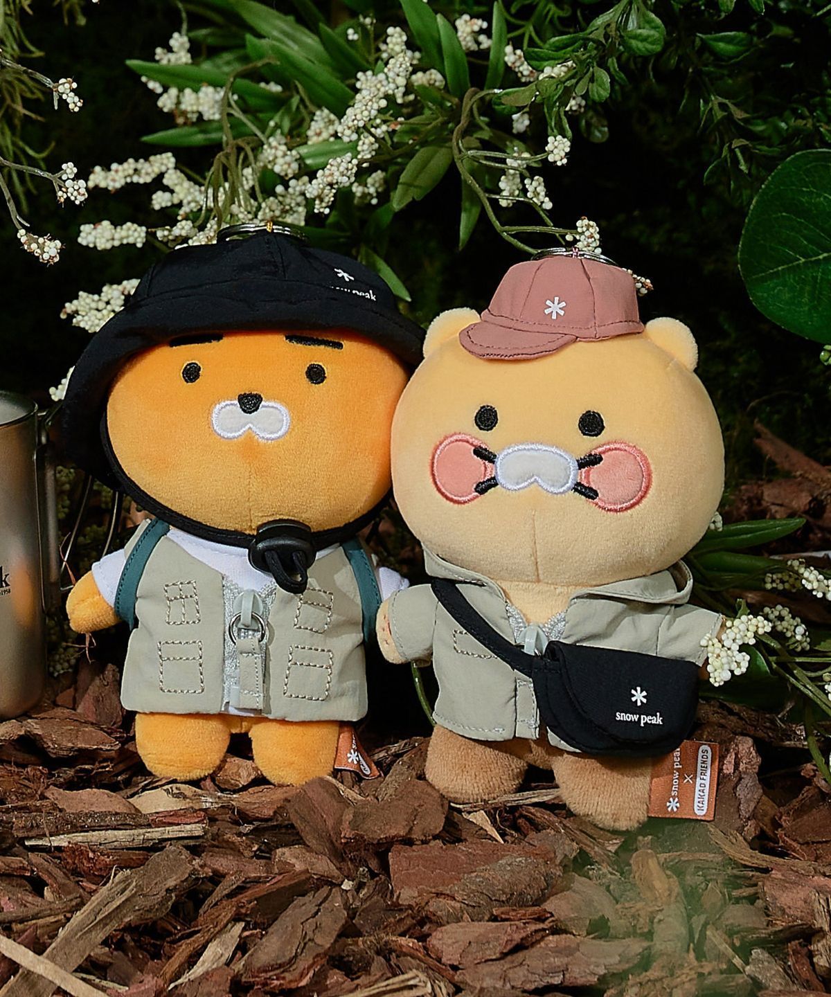 SNOWPEAK■X カカオフレンズ】 キーリング■送料込