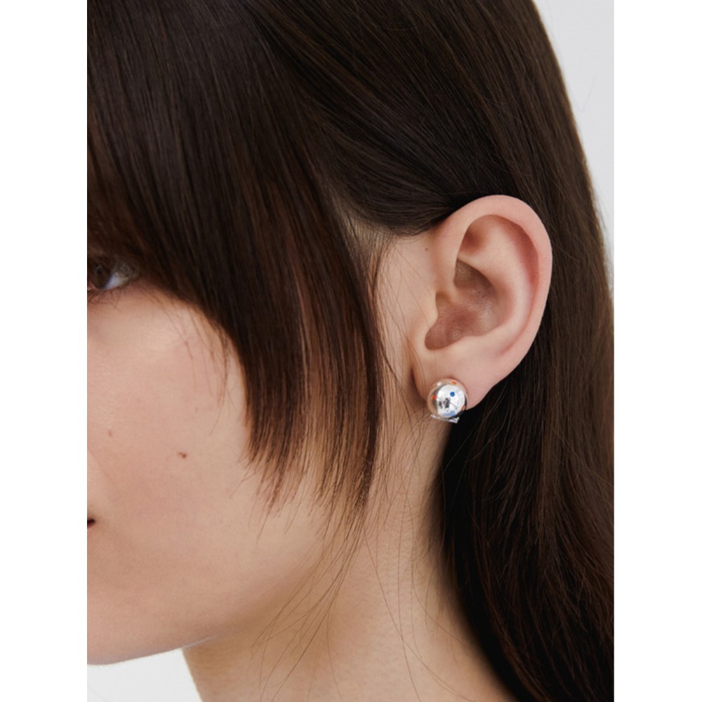 ★MIDNIGHT MOMENT.★ cosmic earring silver