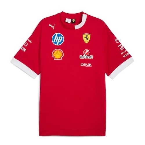 Ferrari フェラーリ Tシャツ 半袖 レッド