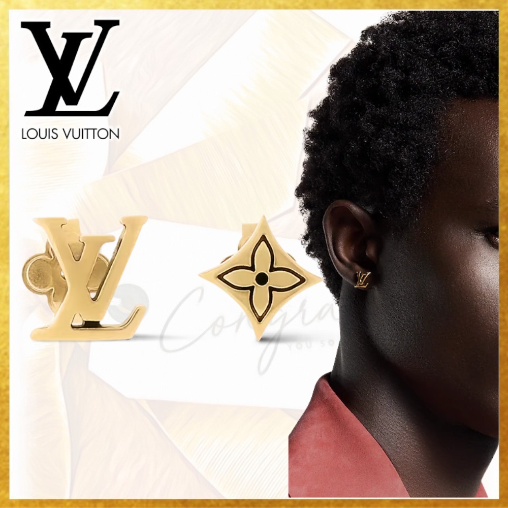 ゴールドで華やかに♪【Louis Vuitton】ピアス