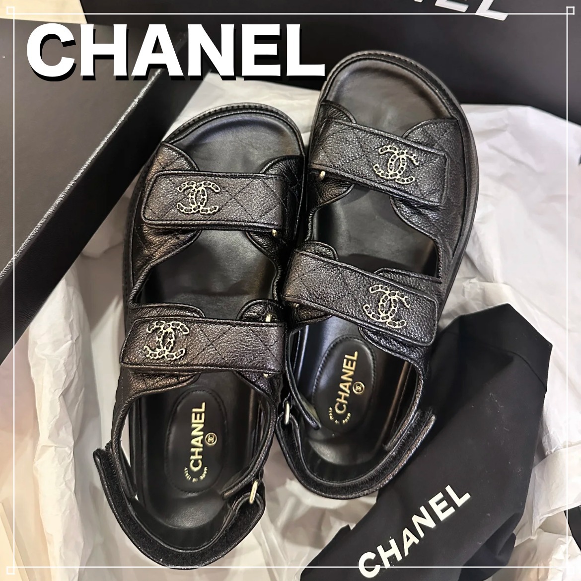 【CHANELで一番人気！】フッドヘッド マトラッセ サンダル