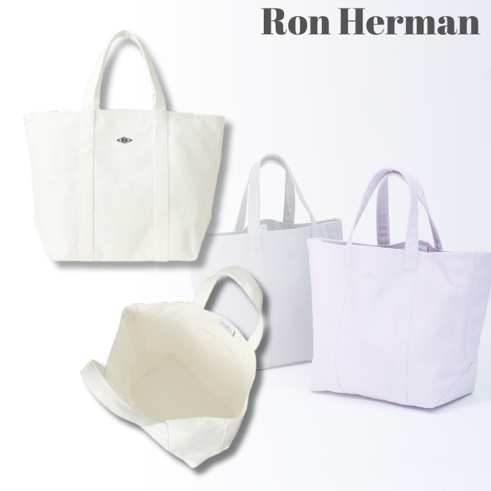 Ron Herman トートバッグ Ｍ キャンバス ロゴ コットン