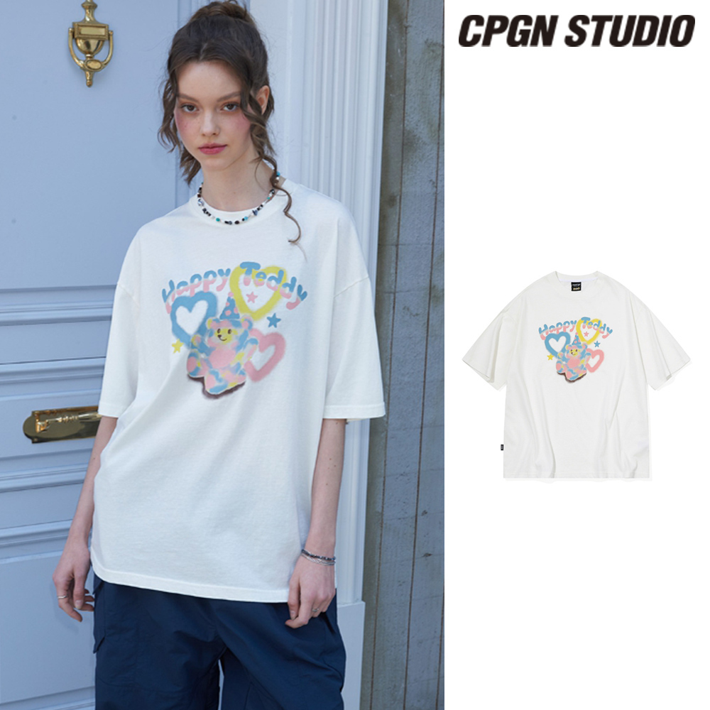 【CPGN STUDIO】25SS★ Blush Teddy Short Sleeve Tee