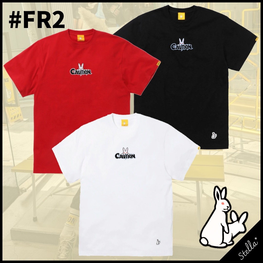 ■#FR2■CAUTION Rabbit T-shirt★話題のブランド★完売前に！！