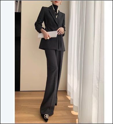 フォーマル スーツ きれいめ 韓国 セットアップ パンツ
