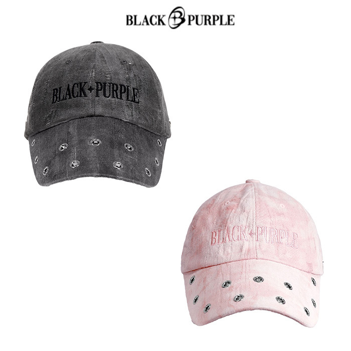 ★BLACK PURPLE☆Vortex Fifteen Eyelet Ball Cap