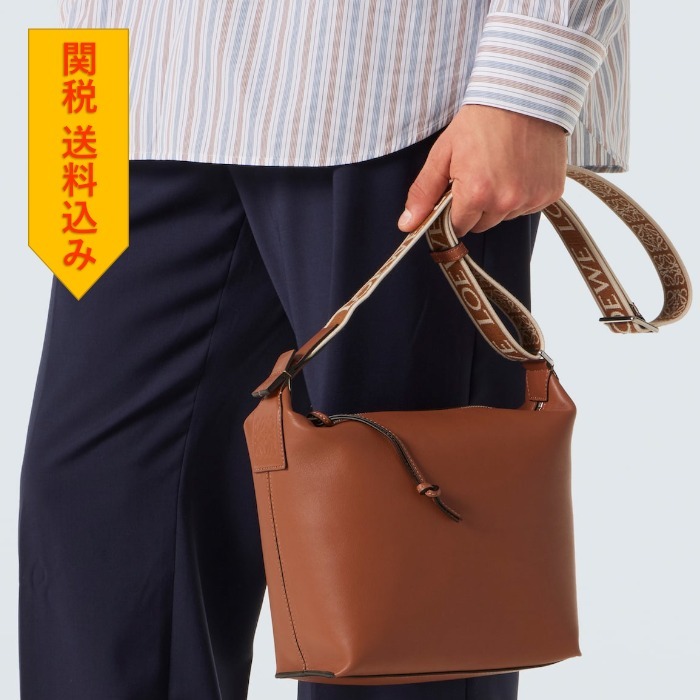 【LOEWE】 Cubi Small leather crossbody bag