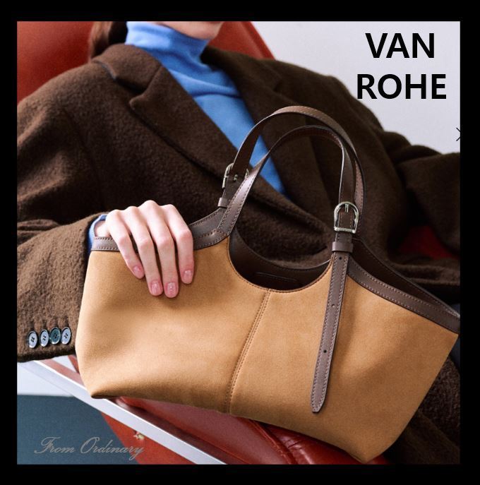 [VAN ROHE] REV tote EW Suede A006-KC ★すぐ品切れ★