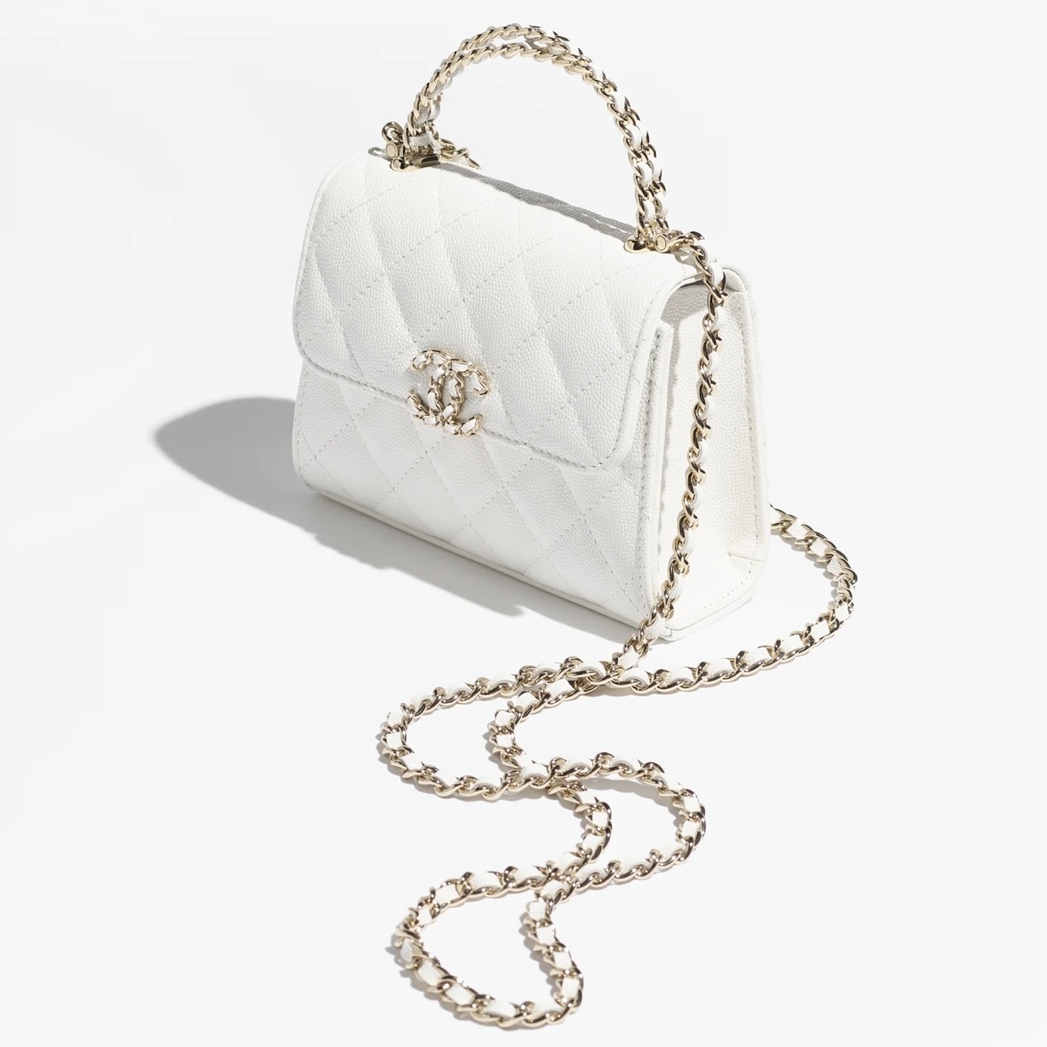 《真っ白な高級感溢れる♪》大人気★CHANEL ショルダーバッグ