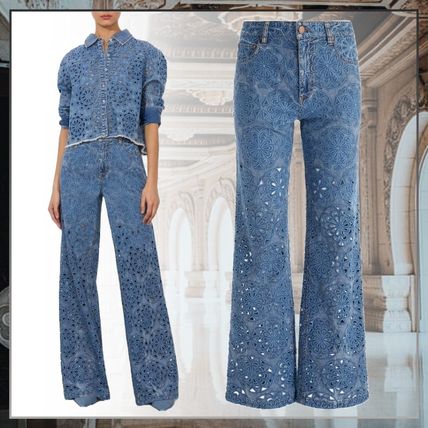 Alice+Olivia アリスオリビア デニム ロング スカート マキシ ALICE + OLIVIA JEANS デニム マキシスカート | THE OUTNET