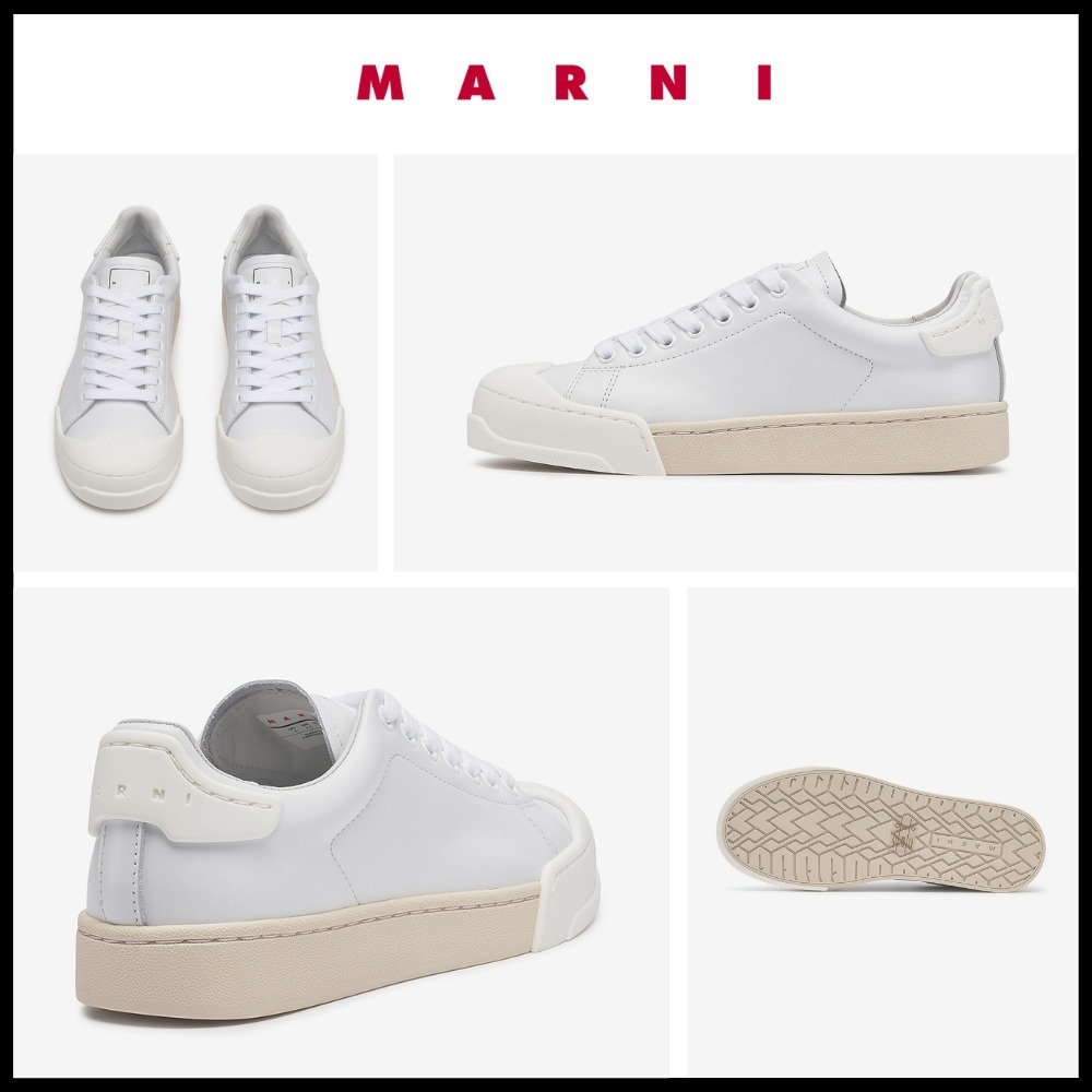 【MARNI】Dada Bumper Sneakers Lily White