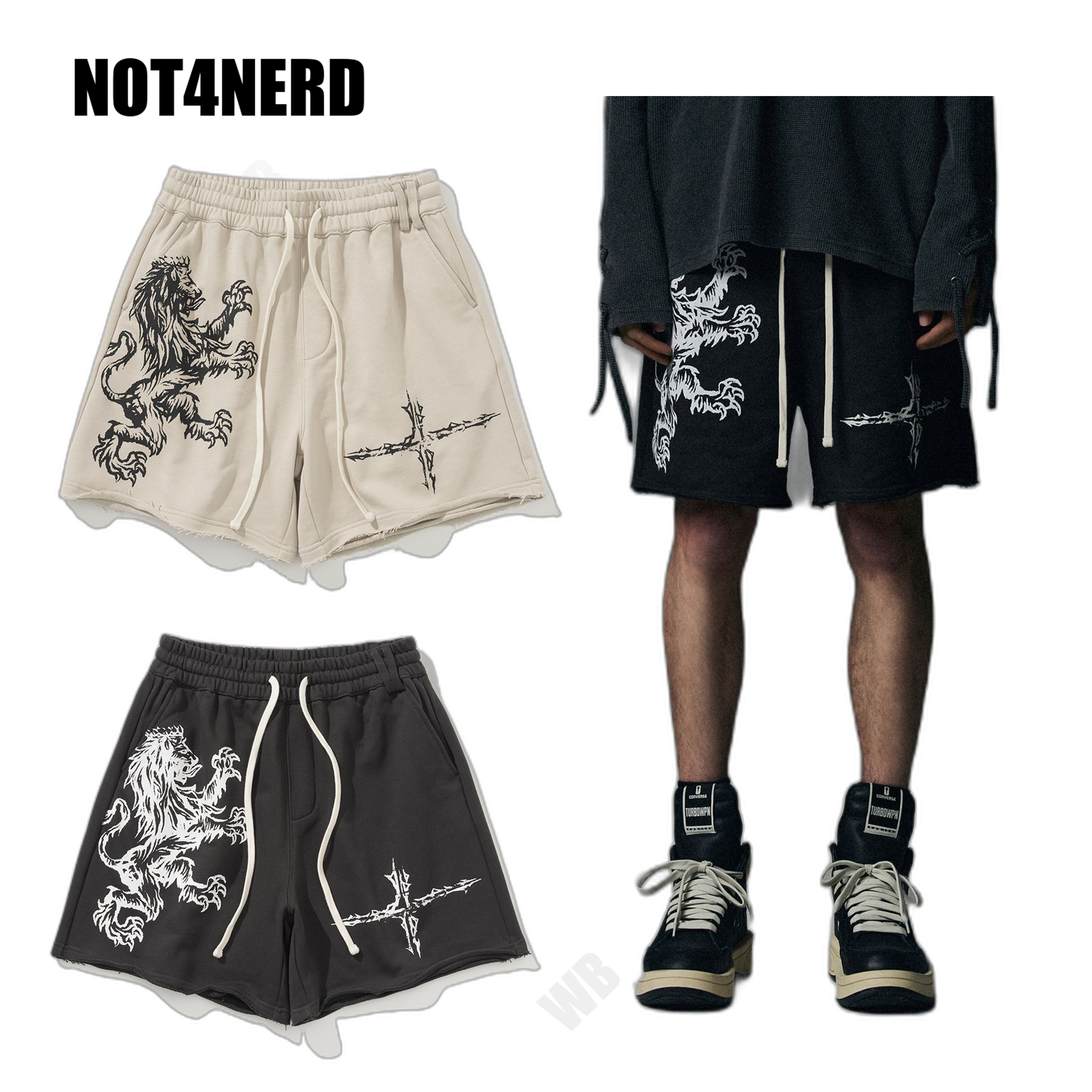 [NOT4NERD] Mural Painting Sweat Shorts ☆送料込☆