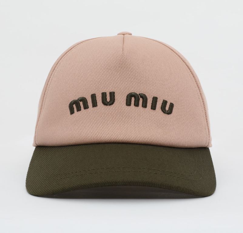 【MIU MIU】DRILL BASEBALL CAP