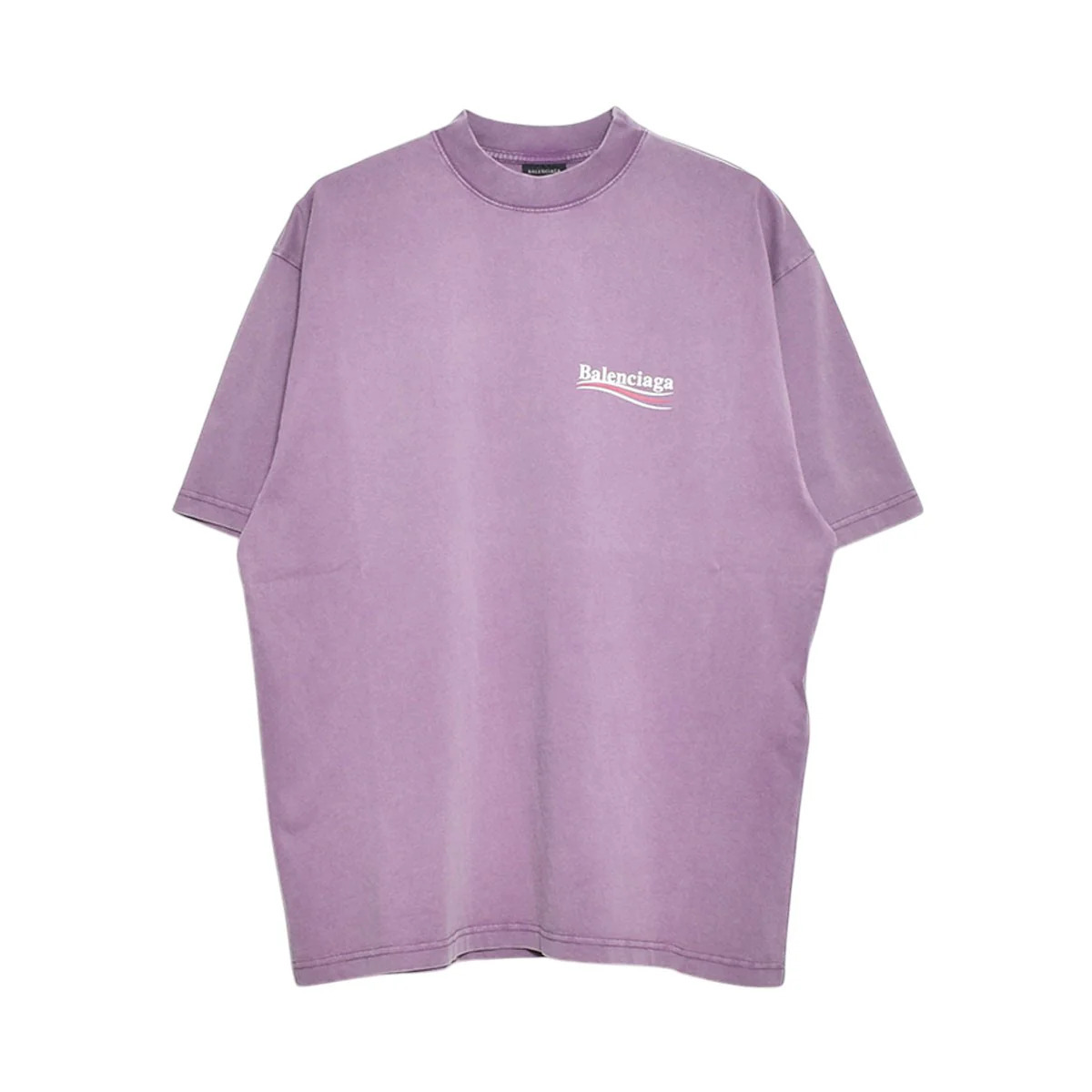 国内発送☆BALENCIAGA☆Medium Fit T-Shirt/PURPLE ロゴ