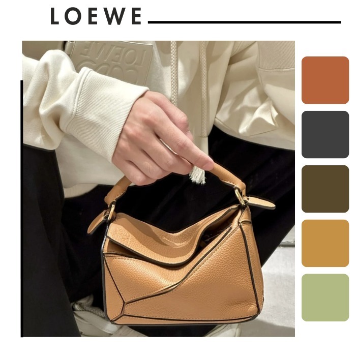 LOEWE ロエベ●LEON6月号掲載 3WAY パズルエッジ ミニバッグ