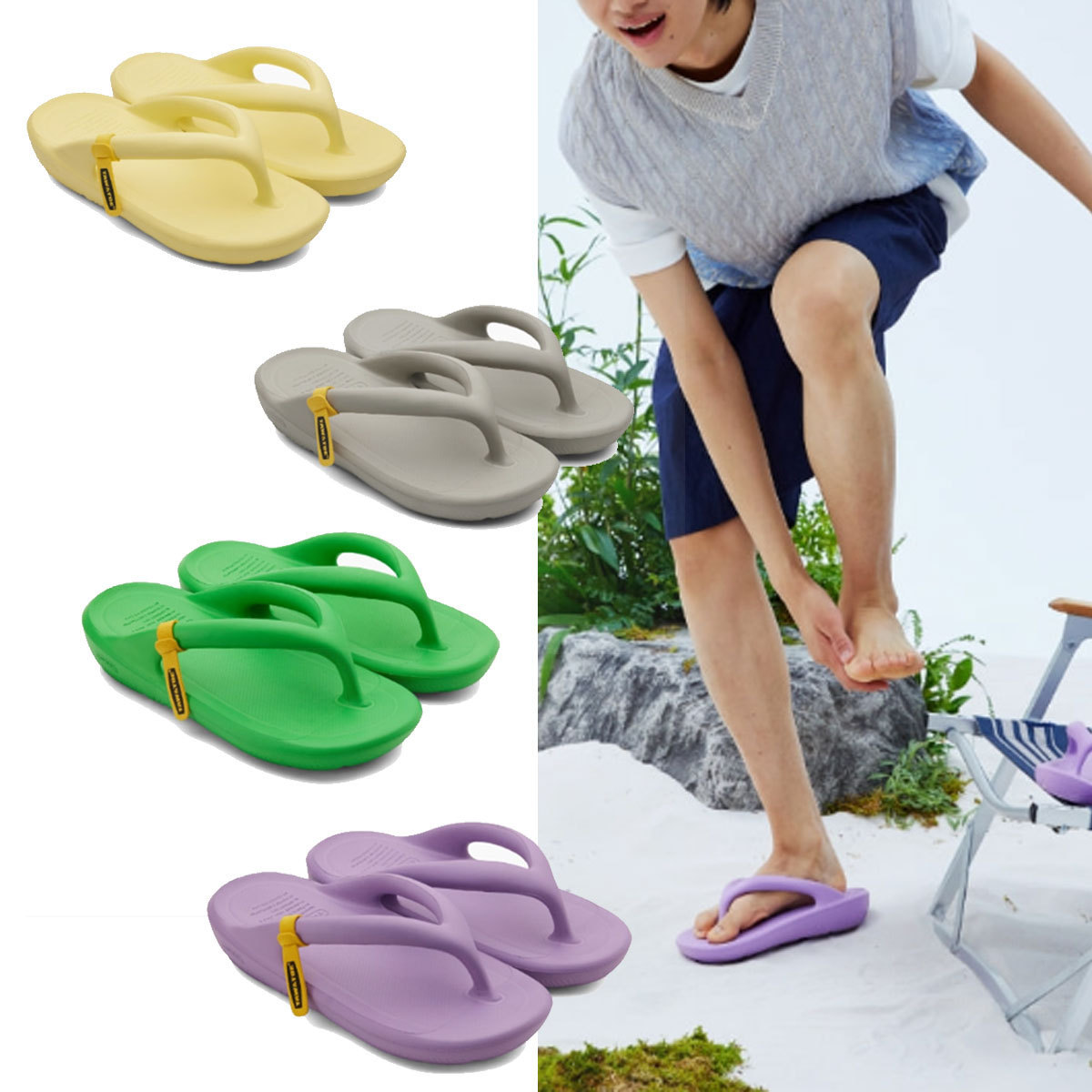 サンダル TAW&TOE Flip flop ZEROVITY OG 5BFT015