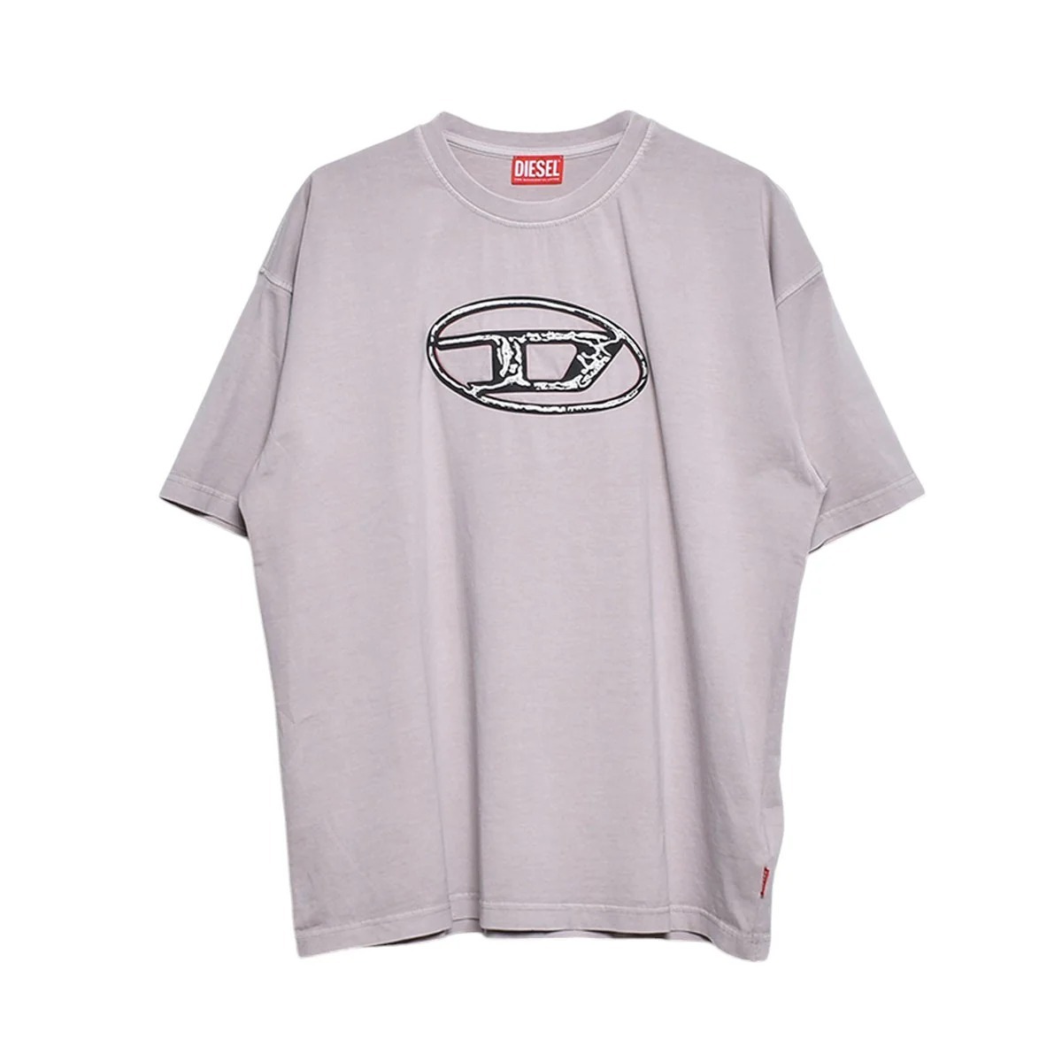 国内発送☆DIESEL☆T-SHIRT/BEIGE ３ＤロゴＴシャツ