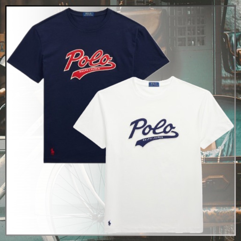 お洒落ロゴ【PRL】ポロラルフローレン コットン 半そで Tシャツ