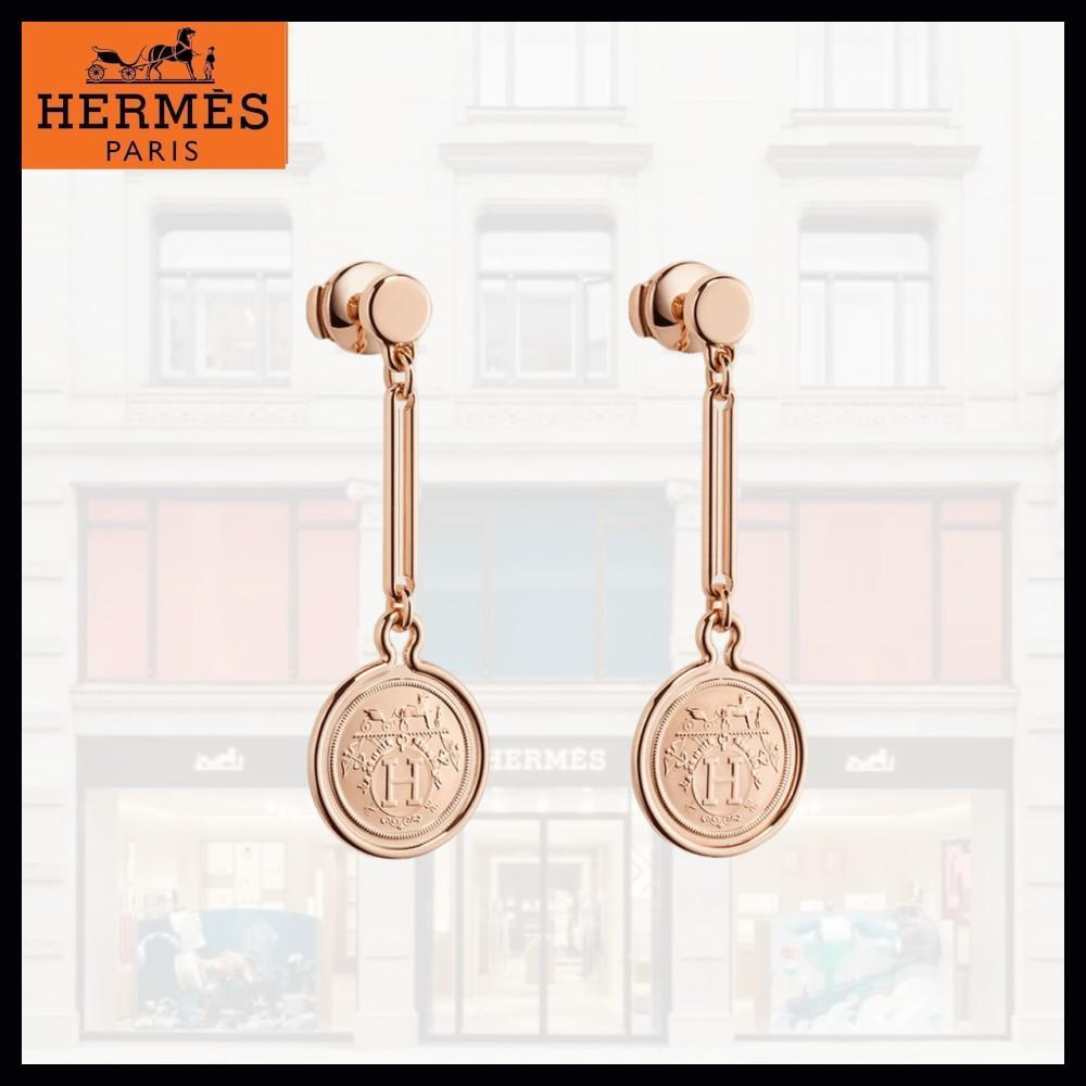 【キラキラ可愛い★】HERMES ピアス Ex-Libris