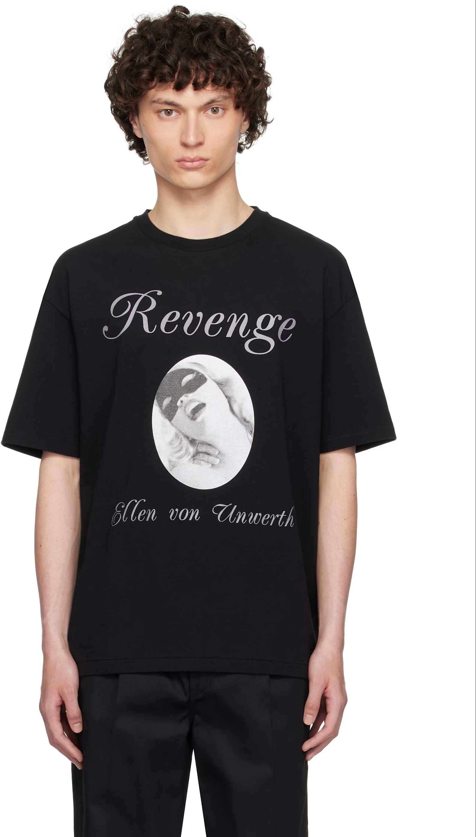 ★WACKO MARIA★ ブラック 'Ellen Von Unwerth' Tシャツ