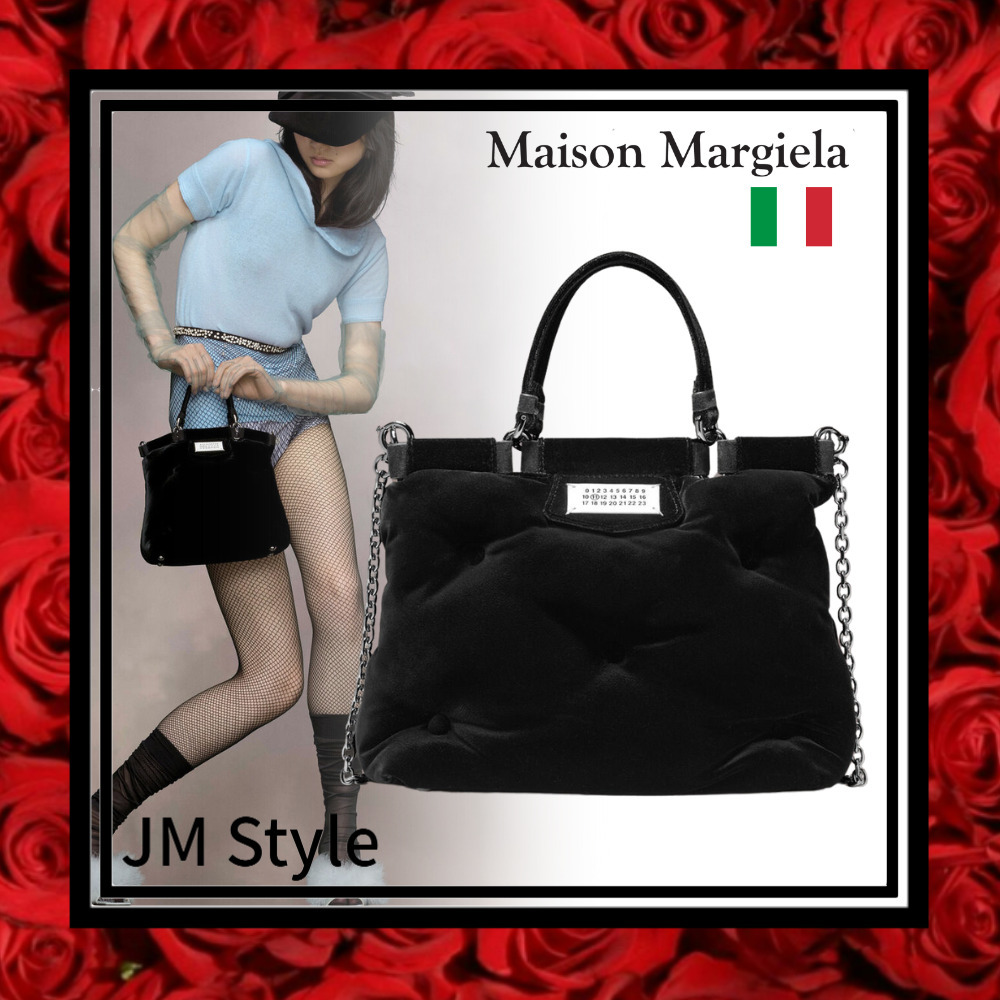 直営店▲Maison Margiela▲Glam Slam shopping small Velvet