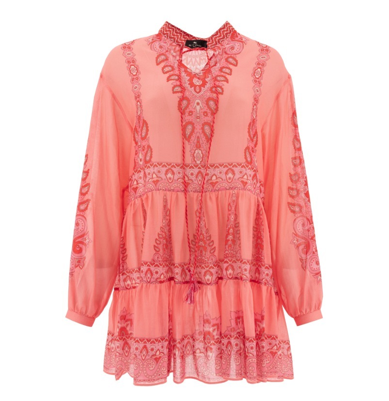 【ETRO】ペイズリー ミニドレス