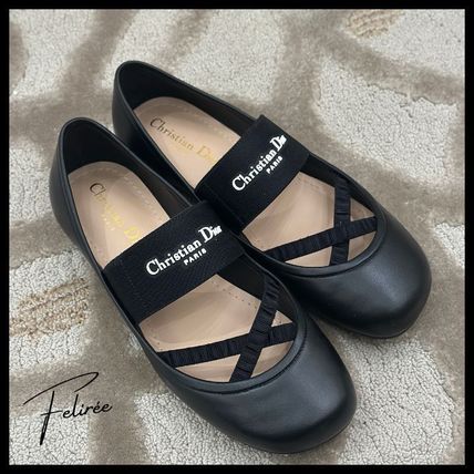 ブラック（黒）系 21cm以下 Dior(ディオール) フラットシューズ